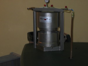 Small pneumatic press at Perrot-Minot